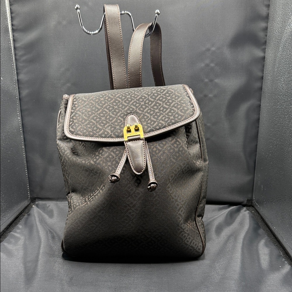 Bally Vintage Brown& Black backpack. Excellent Condition